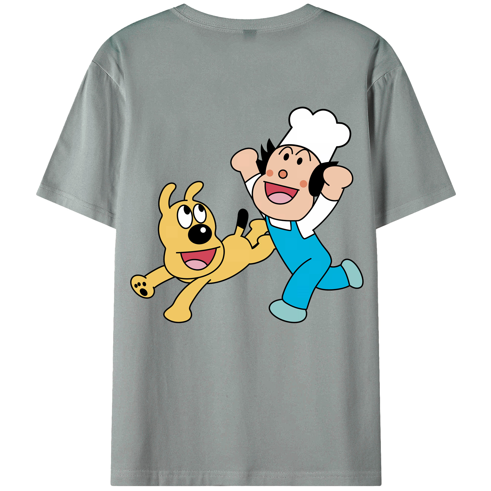 （画像用） アンパンマン Anpanman 綿100％ メンズ半袖Tシャツ（バックプリント） 通気性